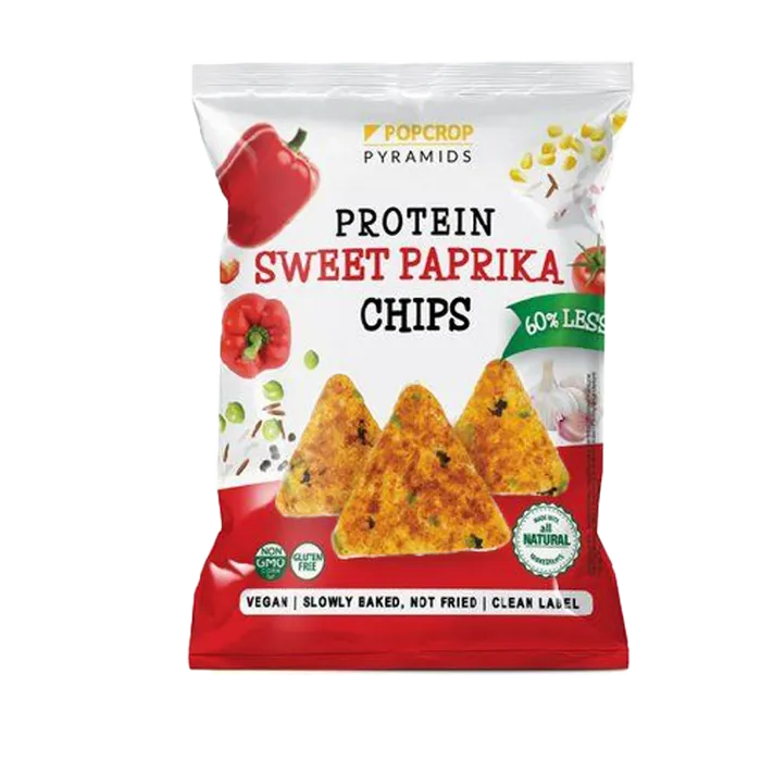 Popcrop Proteinové chipsy s paprikovou příchutí 60 g